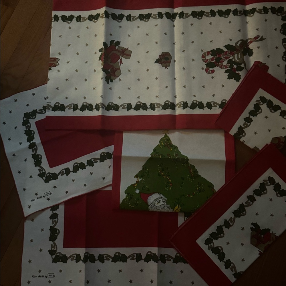 Christmas Place Setting Flor Noel by Seit - Vintage